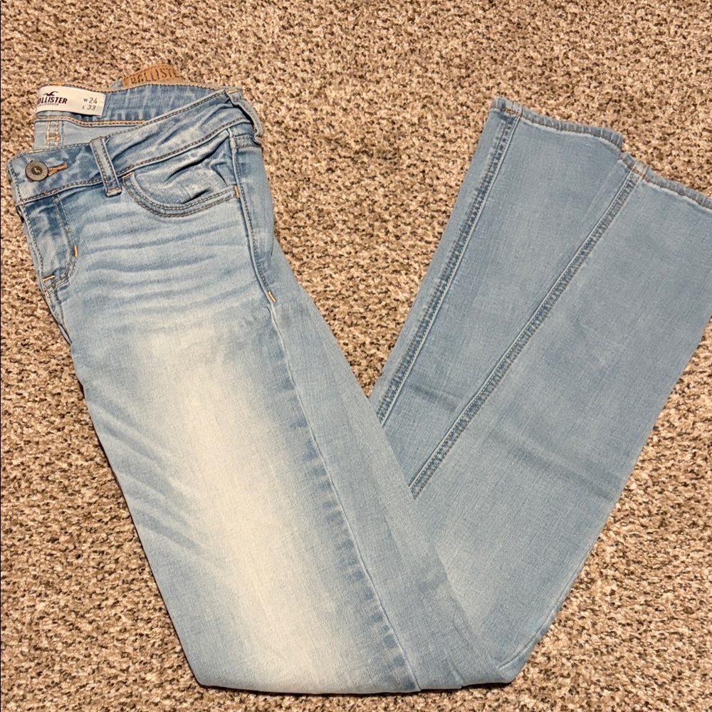 Hollister Light Wash Blue Jeans W24 L33